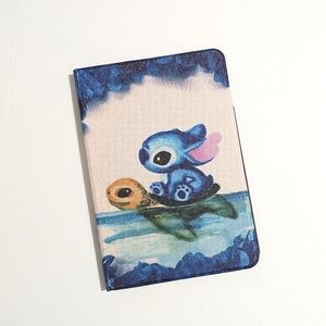 Stitch On A Turtle Blue and Pink Tablet Cover NWOT